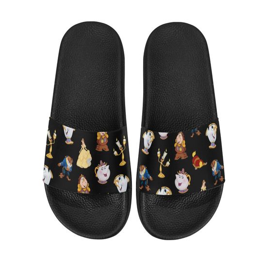 Beauty and the Beast Slip On Sandals | BATB Sandals | Disney Sandals | Disney Slip On Shoes | Mickey Slip On Shoes | Disney Shoes | Belle