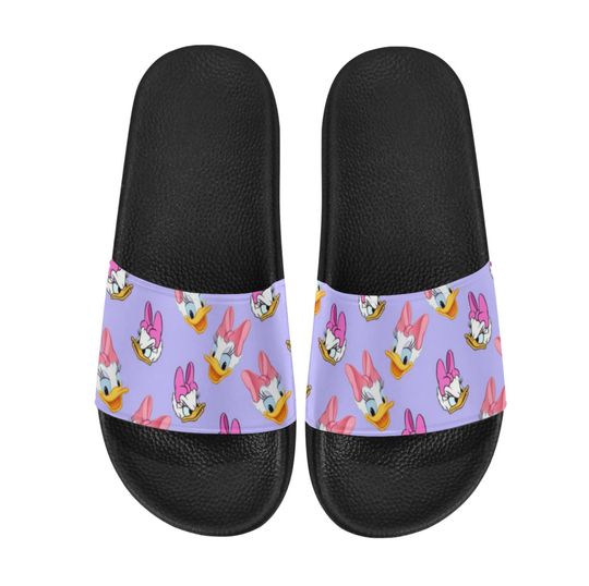 Daisy Duck Slip On Sandals | Daisy Duck Sandals | Disney Sandals | Disney Slip On Shoes | Daisy Duck Slip On Shoes | Disney Shoes |