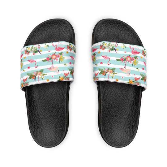 Slide Sandals - Flamingo Women's Removable-Strap Design