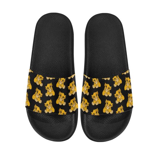 Simba Slip On Sandals | Lion King Sandals | Disney Sandals | Disney Slip On Shoes | Donald Duck Slip On Shoes | Disney Shoes | Simba Shoes