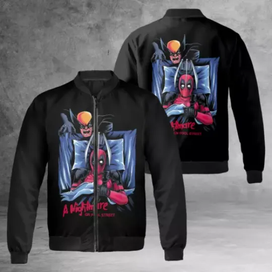 Deadpool Vs Wolverine A Nightmare On Pool Street Jacket