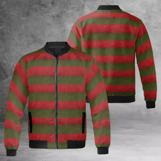 Freddy Krueger Cosplay Costume Nightmare On Elm Street Horror Jacket