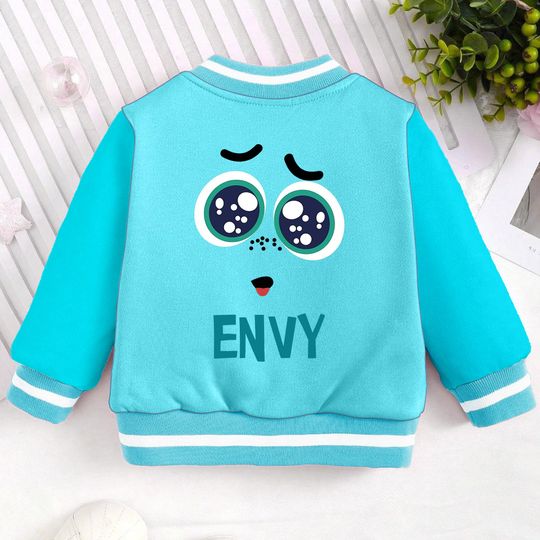 Envy Inside Out Kids and Youth Baseball Jacket, Aldult Unisex Varsity Baseball Jacket