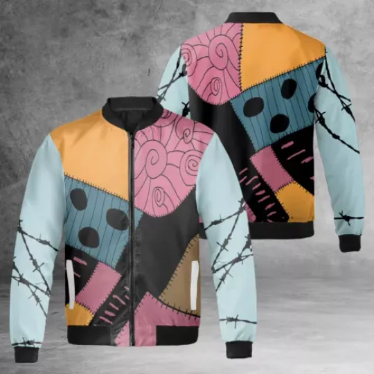Love Sally The Queen Of Nighmare Sally Dress Costume Bomber Jacket
