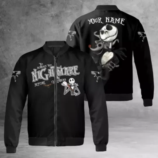 Personalized Jack Skellington The Nightmare Before Christmas Jacket