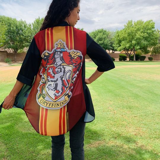 Wizard's Chiffon Kimono | Wizard's Kimono | Kimono | Beach Kimono | Witch Kimono |