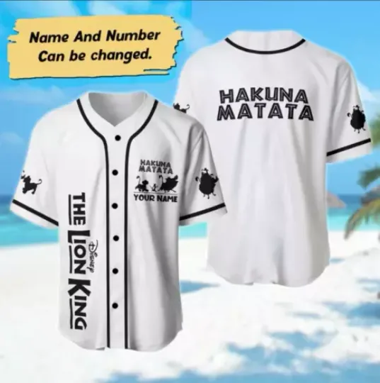 Personalized The Lion King 3D Baseball Jersey Shirt