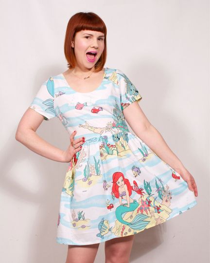 The Little Mermaid Party Dress MADE TO ORDER