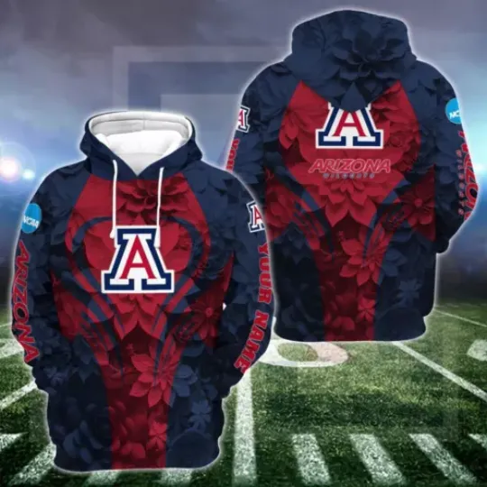 Personalized Arizonna Hoodie Leggings Casual Set - Wildcat Game Day Football 3D Hoodie Leggings