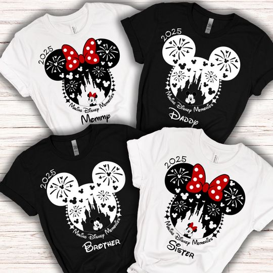 Disney 2025 Shirt, Disney Family Trip 2025 Shirt, Disney Matching Shirt, Custom Name Disney Shirt, Disneyland Shirt, Disneyworld Group Shirt