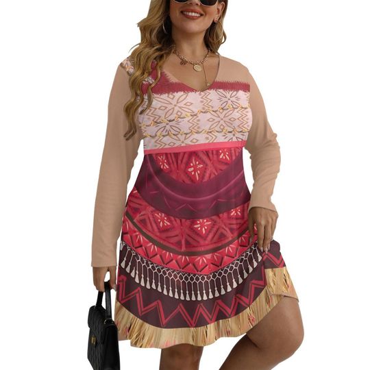 Moana 2 Dress ,  Moana Costume Cosplay Dress Plus Size , Disney Princess