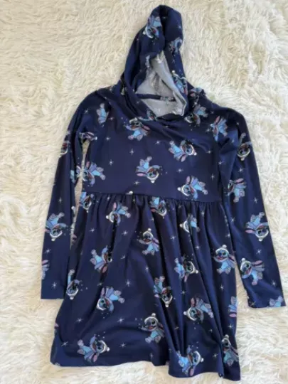 DISNEY STITCH Girl’s Ilsize   Hoodie Dress