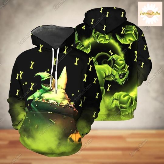 Discover Oogie Boogie 3D Hoodie, Oogie Boogie 3D Hoodie, Nightmare Before Christmas 3D Hoodie, Oogie Horror 3D Hoodie