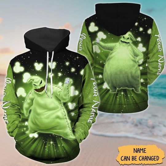 Custom Oogie Boogie 3D Hoodie, Disney Mouse 3D Hoodie, Nightmare Before Christmas 3D Hoodie, Movie Cartoon 3D Hoodie