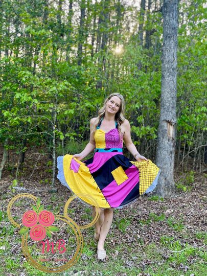 Sally Nightmare Before Christmas Dress - Disney Bounding - Dapper Days - Women's Halter Dress