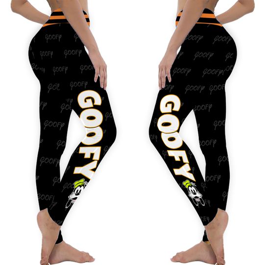 Goofy Pattern Design Hoodie and Leggings Set