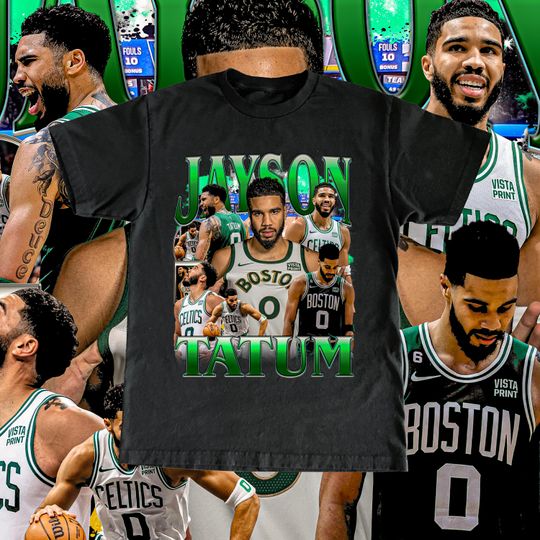 Vintage Jayson Tatum Shirt - Vintage Design High Quality Tee Retro Bootleg Basketball Fan Gift