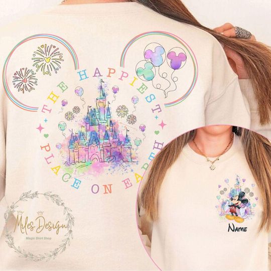 Discover Custom Name Disney Castle 2025 Shirts, Disney Family Matching T-shirt,Custom Disney Trip 2025 Tee,Disney Trip Tee,2025 Family Vacation Shirt