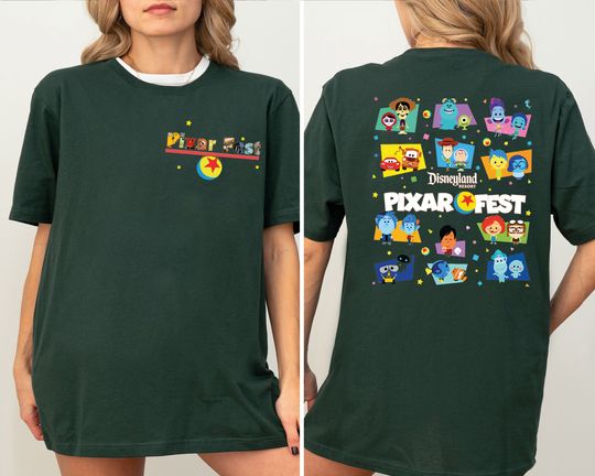 Disneyland Pixar Fest Shirt, Disney Pixar Movie Shirt, WDW Pixar Pier Shirt, Disneyworld Family Vacation 2025 Tee, Disney Trip Shirt