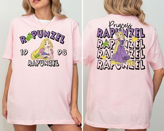Disney Princess Rapunzel Est 1998 Shirt, Girls Trip Disney Shirt, Disneyland Princess Trip Tee, Family Trip 2025 Tee, Disney Magical Kingdom
