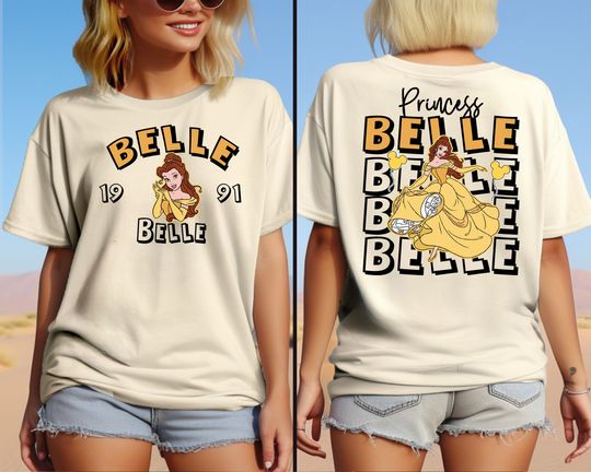 Disney Princess Belle Est 1991 Shirt, Girls Trip Disneyland Princess Shirt, Disney Family Trip 2025 Tee, Disney Queen Magical Kingdom Shirt