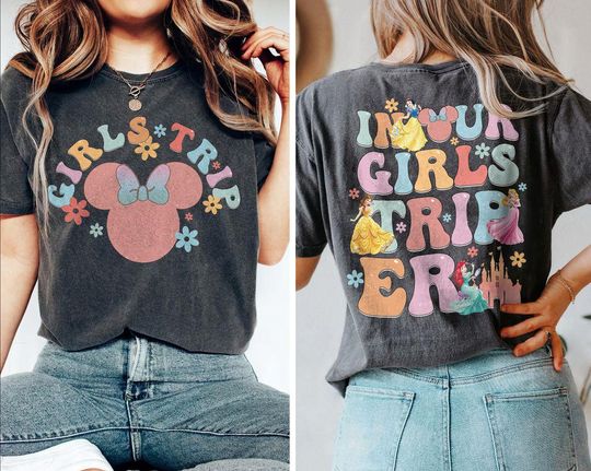 Retro Disney Girls Era, Disney Girls Trip, Disney Besties, Girls Just Want to Have Fun, Disney with Friends, Disneyland Shirt, Disney Trip