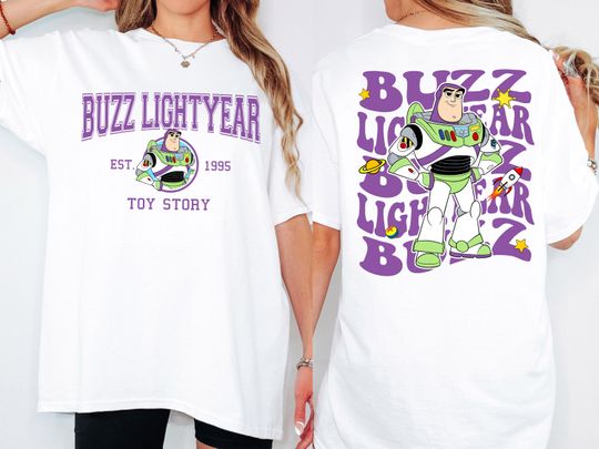 Buzz Lightyear Est 1995 Toy Story Shirt, Disneyland Shirt, Toy Story Movie Shirt, Infinity and Beyond Shirt, Disney Family Trip 2025 Shirt