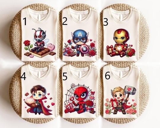 Marvel Baby Avengers Valentine Shirt, Disney Valentine's Day Shirt, Spiderman Lover Shirt, Disney Valentine's Day Matching Group Shirt