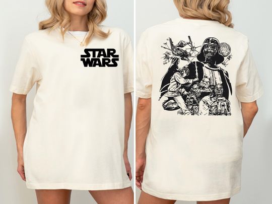 Star Wars The Darth Vader Shirt, Galaxy's Edge Shirt, Disney Star Wars T-shirt, Empire Strikes Back Tee, Star Wars Shirt, Dark Jedi Tee