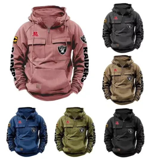 Las Vegas Football Mens Cargo Hoodies