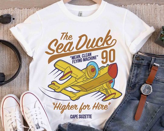 Disney Talespin Baloo The Sea Duck Show Higher for Hire T-Shirt, WDW Magic Kingdom T-Shirt