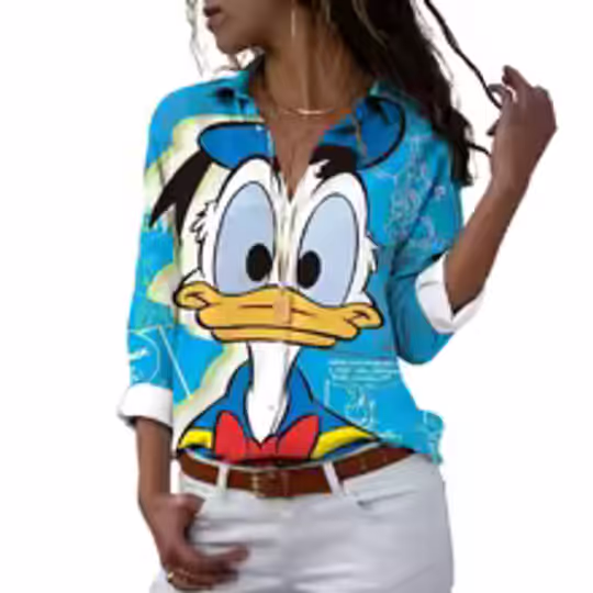 Discover Donald Duck Women's Blouses Shirt