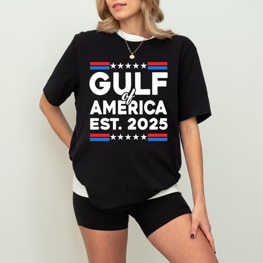 Gulf Of America 2025 Shirt, Gulf Of Mexico Shirt, President Trump Gulf Of America Shirt