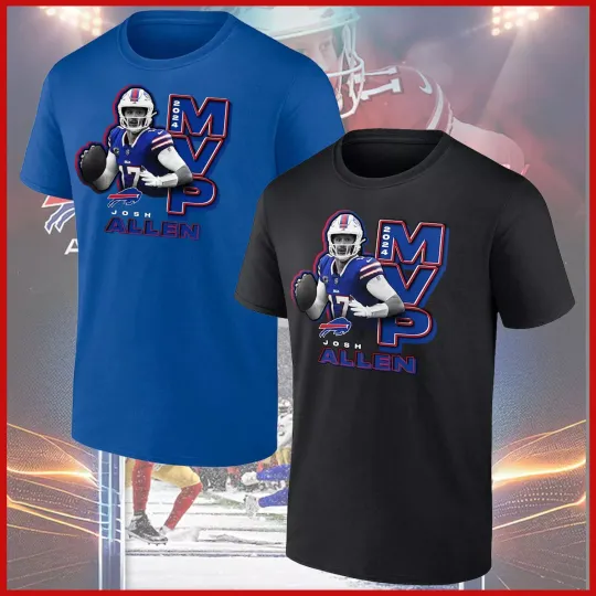 Josh Allen Buffalo Bills football MVP T-Shirt All Size