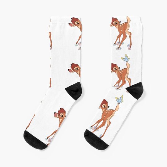 Butterfly Bambi  Socks