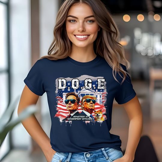 Department of Government Efficiency Shirt, DOGE, Trump TShirt, MAGA, Elon Musk, Election, Republican Gift, Funny