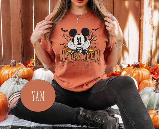 Disney Halloween T-Shirt, Halloween Matching T-Shirt, Disney T-Shirt, Mickey Skeleton T-Shirt