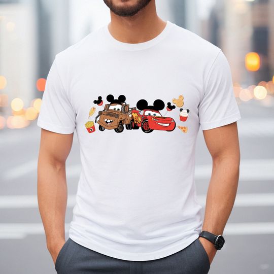 Discover Disney Pixar Cars T-Shirt, McQueen and Mater T-Shirt, Disney T-Shirt, Cars Friend T-Shirt, Cars Group T-Shirt