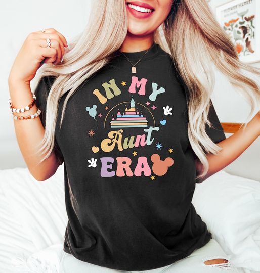 In My Auntie Era T-Shirt, Disney Auntie T-Shirt, Magic Kingdom T-Shirt, Disney Magical Castle T-Shirt, Disneyland Trip T-Shirt