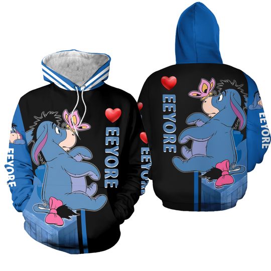 Disney Eeyore Christmas Hoodie and Leggings Set