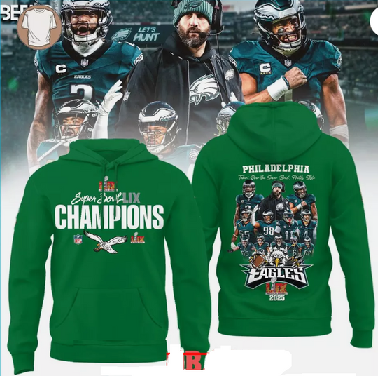 Philadelphia Eagles football Super Bowl LIX Champions Hoodie Gift For Fans