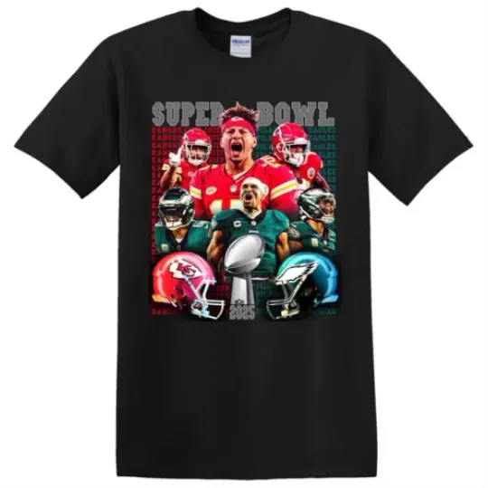 Super Bowl 2025 Eagles VS Chiefs T-Shirt