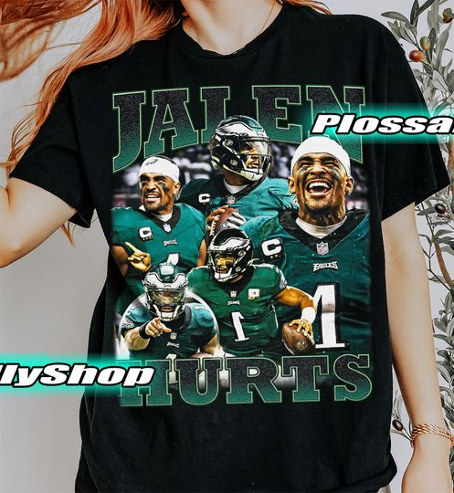 Limited Jalen Hurts Shirt, Vintage Y2K T-shirt - Gift For Fan Graphic Tee, Gift For Woman and Man Unisex T-Shirt