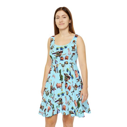 Ladies Dress, Disney, Skater Dress, Ladies Dress, Summer Dress, Cruise Dress, Princesses, Theme Park, Fun Dress, Princess, Sleeveless