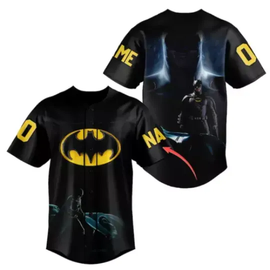 Personalized Amazing Batman Movie Gift For Fans 3D Baseball Jersey Shirt
