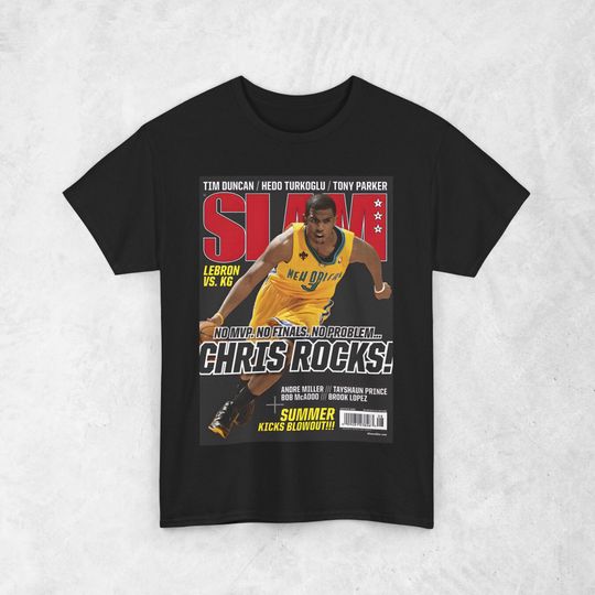 Chris Paul CP3 Shirt, New Orleans Hornets NBA SLAM Cover T-Shirt, Unisex Sports Tee, Vintage Retro Basketball Streetwear, Gift For Men, Dad