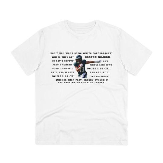 Cooper DeJean Eagles T-shirt, Cooper DeJean, Philadelphia Eagles, Football Shirt, Game Day Apparel, Super Bowl
