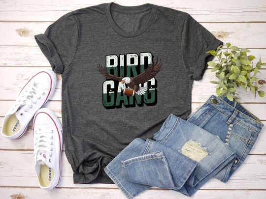 Bird Gang Shirt, Game Day Shirt, Philadelphia Football Shirts, Eagles Football Shirt, Game Day Shirt, Football Gift Shirt, Game Team T-shirt