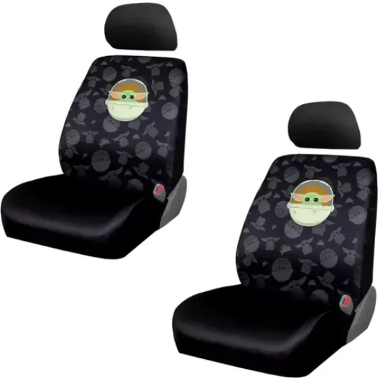 NEW Disney Star Wars Mandalorian The Child Low Back Seat Covers Universal Fit