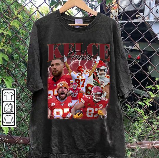 Travis Kelce Vintage shirt, Travis Kelce Bootleg shirt, Travis Kelce Retro Hoodie, 90s Vintage Graphic Tee